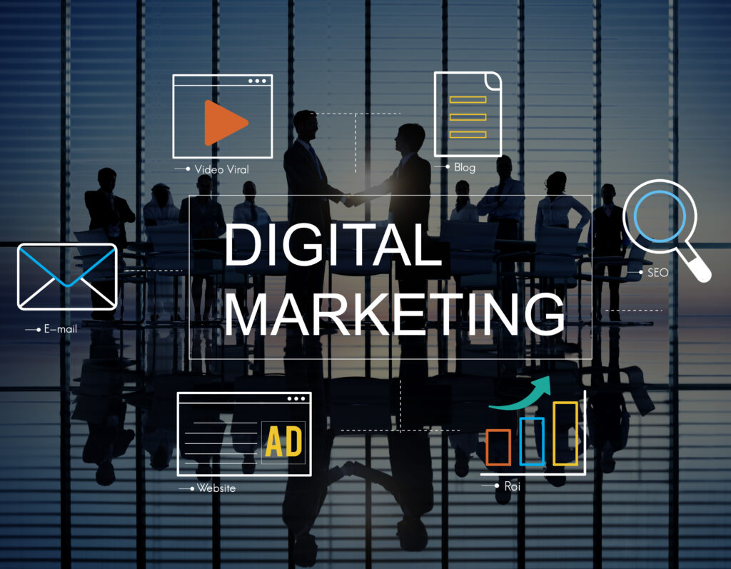 Digital marketing team working in Hyderabad office