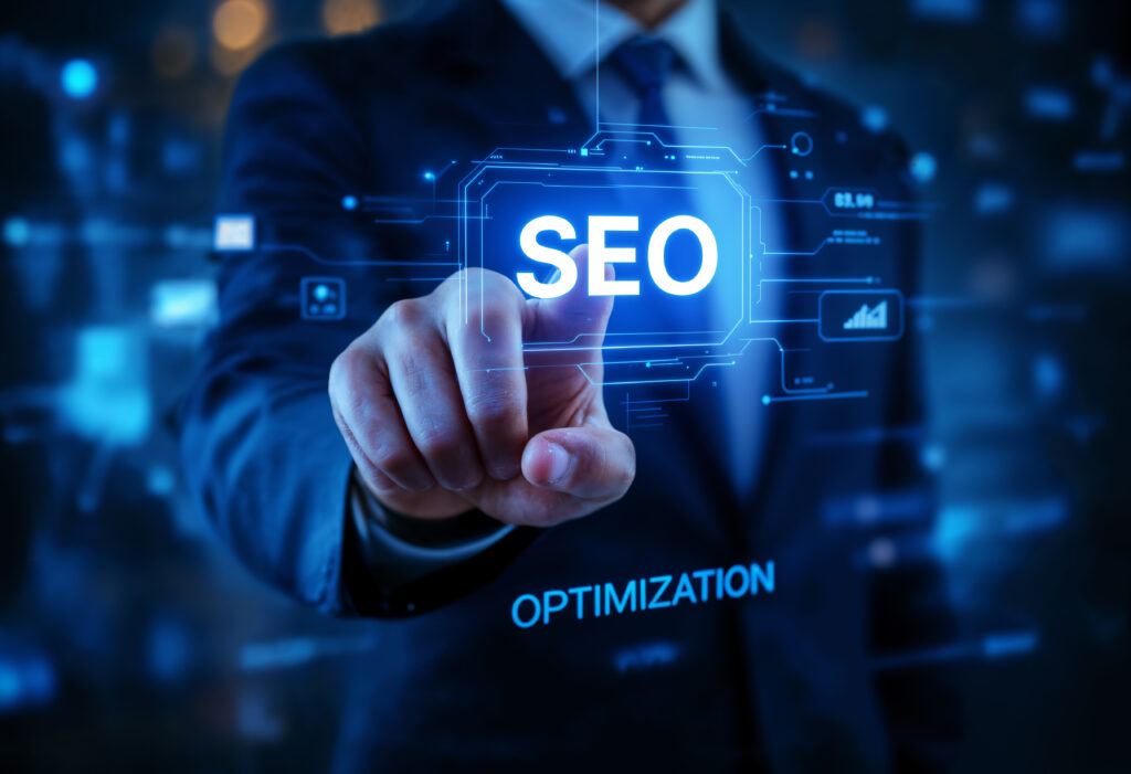 SEO expert analyzing USA business website performance