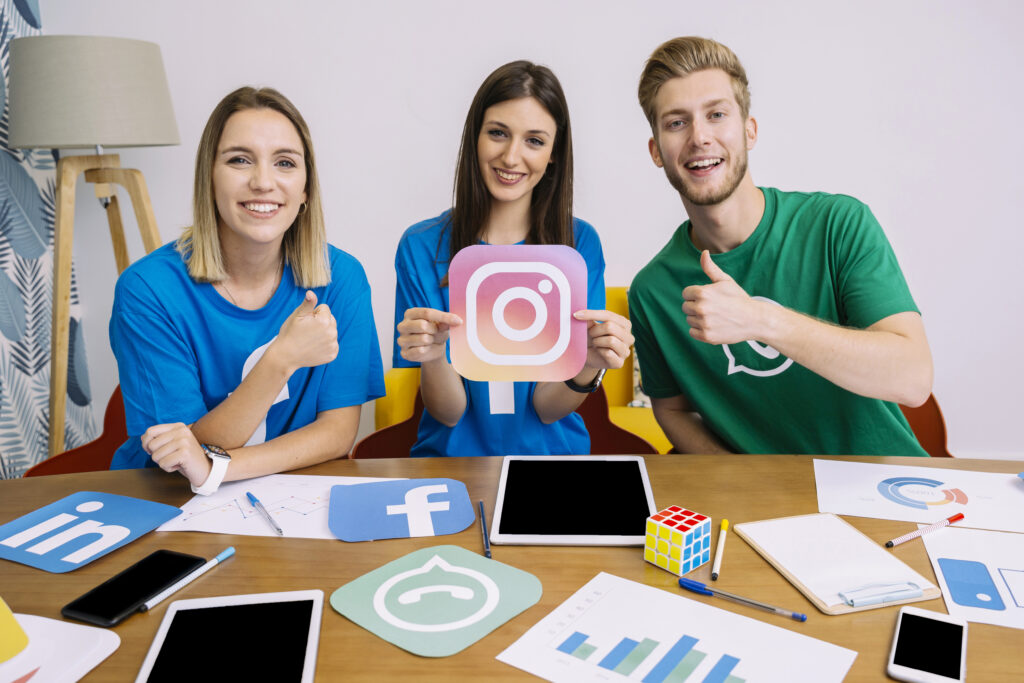 Top social media agency in Hyderabad team planning a digital content strategy